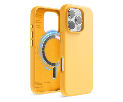 Etui do telefonów Elago Magnetic Silicone do iPhone 16 Pro Sunshine ES16MSSC63PRO-SUN